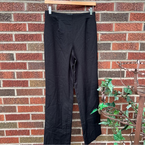 Van Heusen Black Straight Leg Trousers Pants - Picture 4 of 4